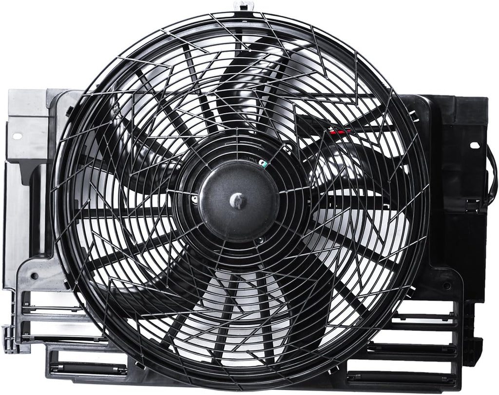 Auxiliary Condenser Brushless Cooling Fan Assembly for BMW X5 2000-2006 E221600