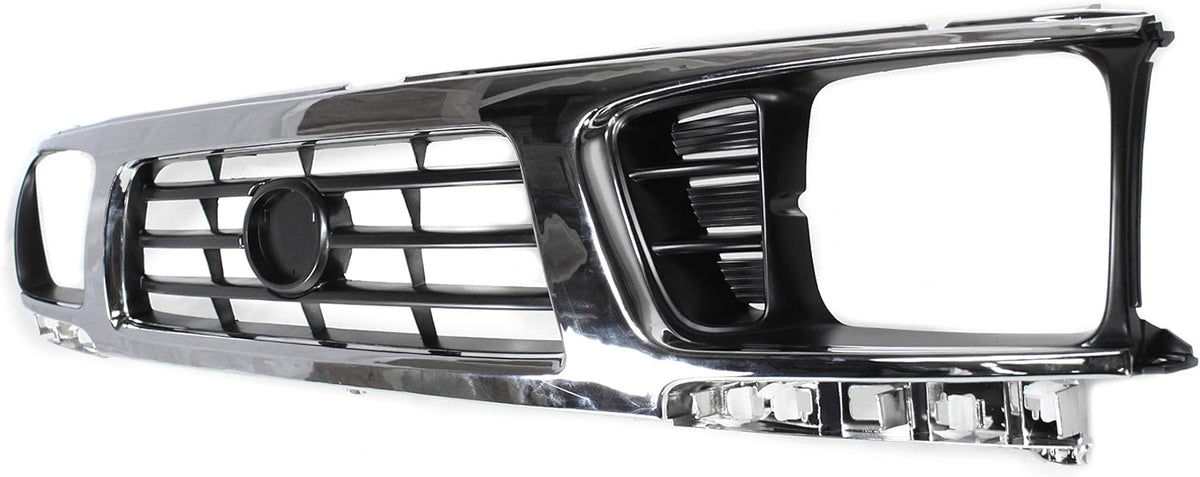 Chrome Shell Grille with Painted Black Insert O799878