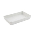 3 qt Rectangular Casserole Sandstone White F293