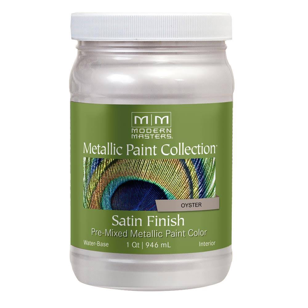 Satin Oyster Metallic Paint 32 oz. 4 Pack W4830