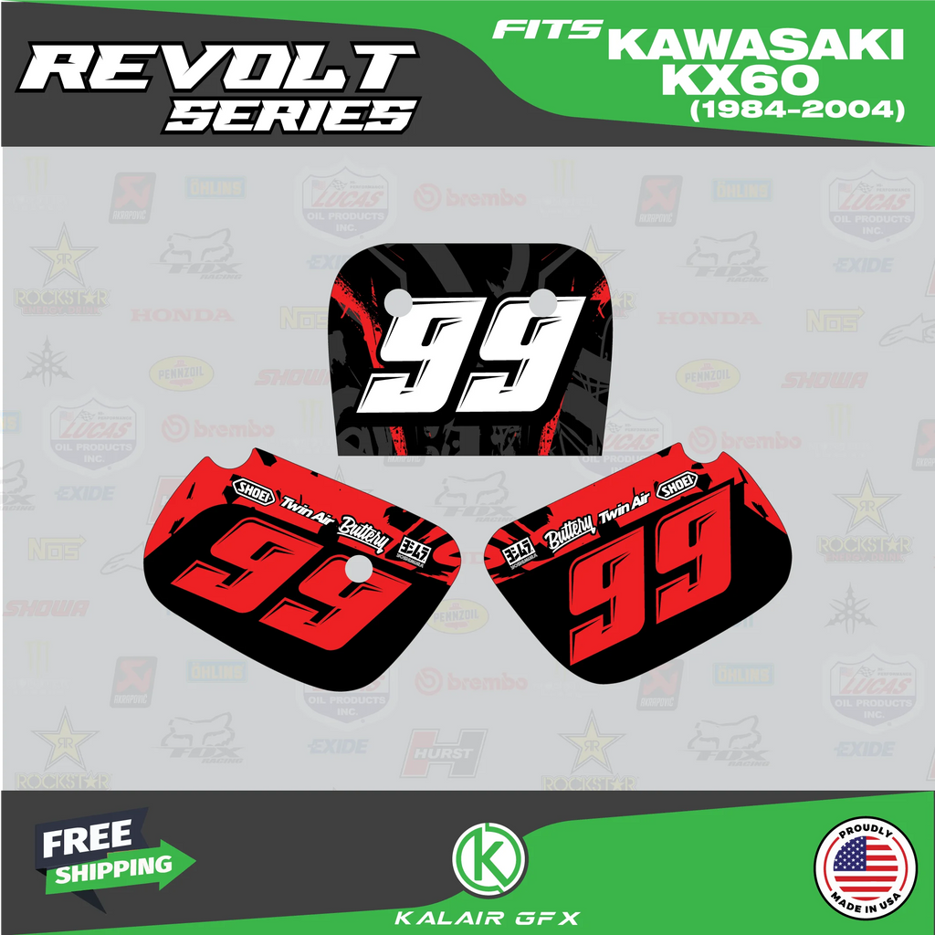 GFX Graphics Kit for Kawasaki KX60 (1984-2004) S118046