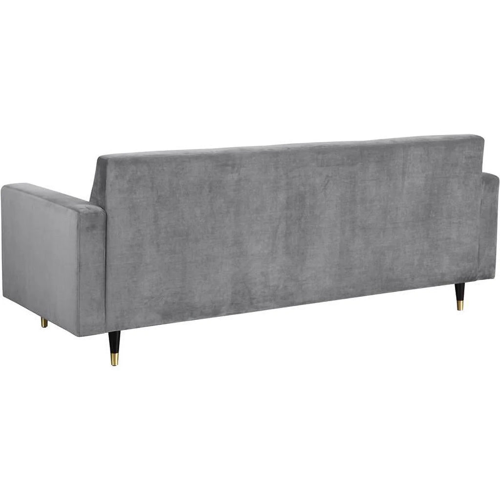 Contemporary Velvet Loveseat and Sofa T58771