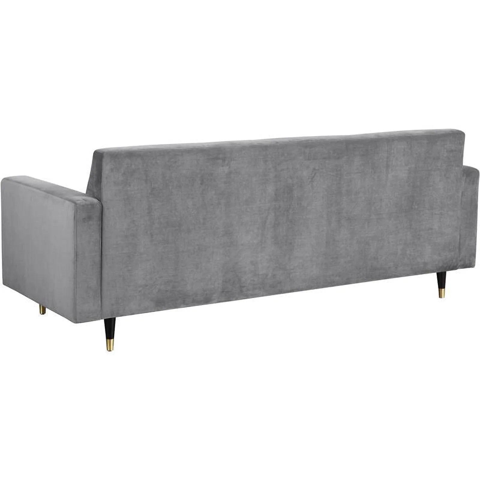 Contemporary Velvet Loveseat and Sofa T58771