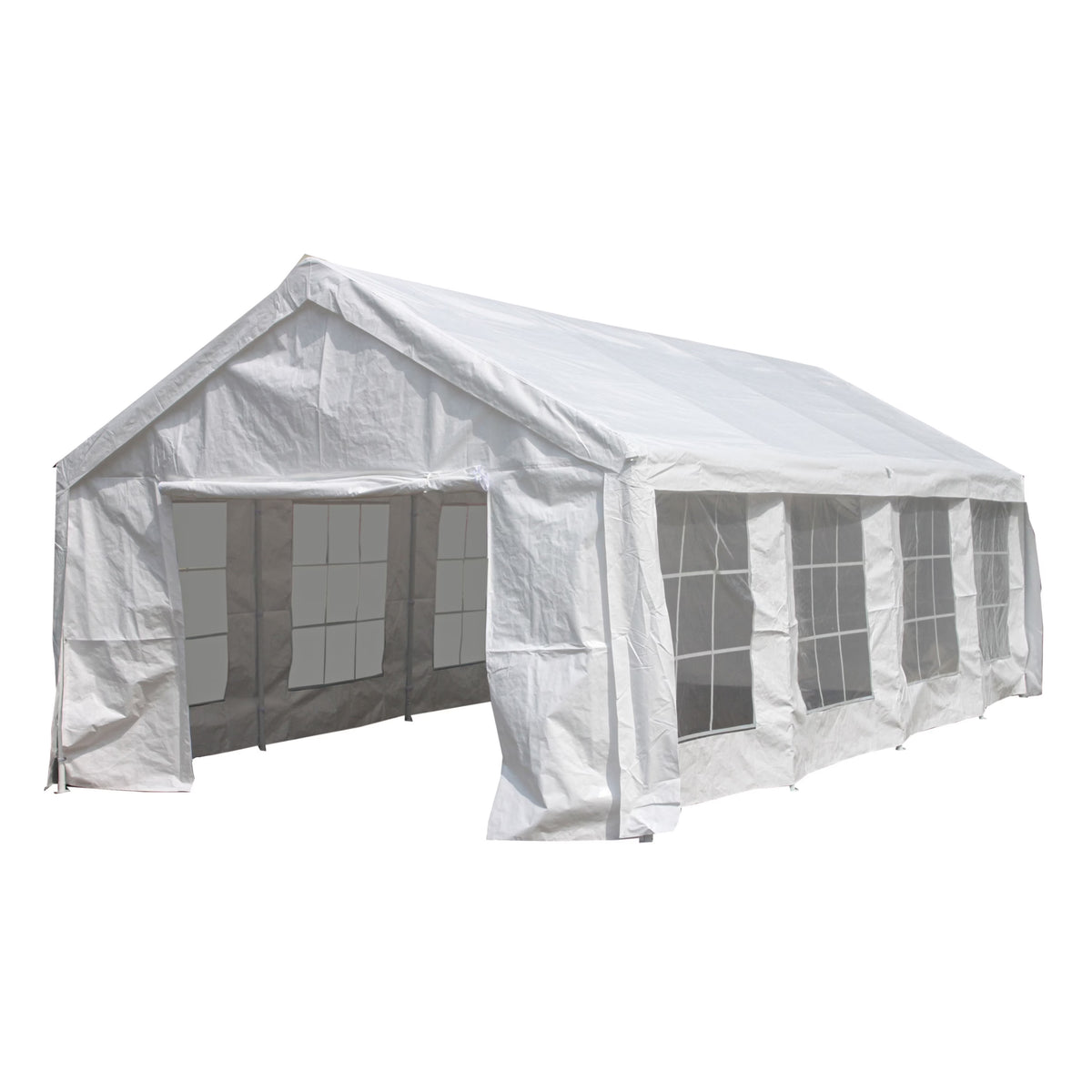 White 13 X 26 FT Outdoor Canopy Tent with Windows S942775