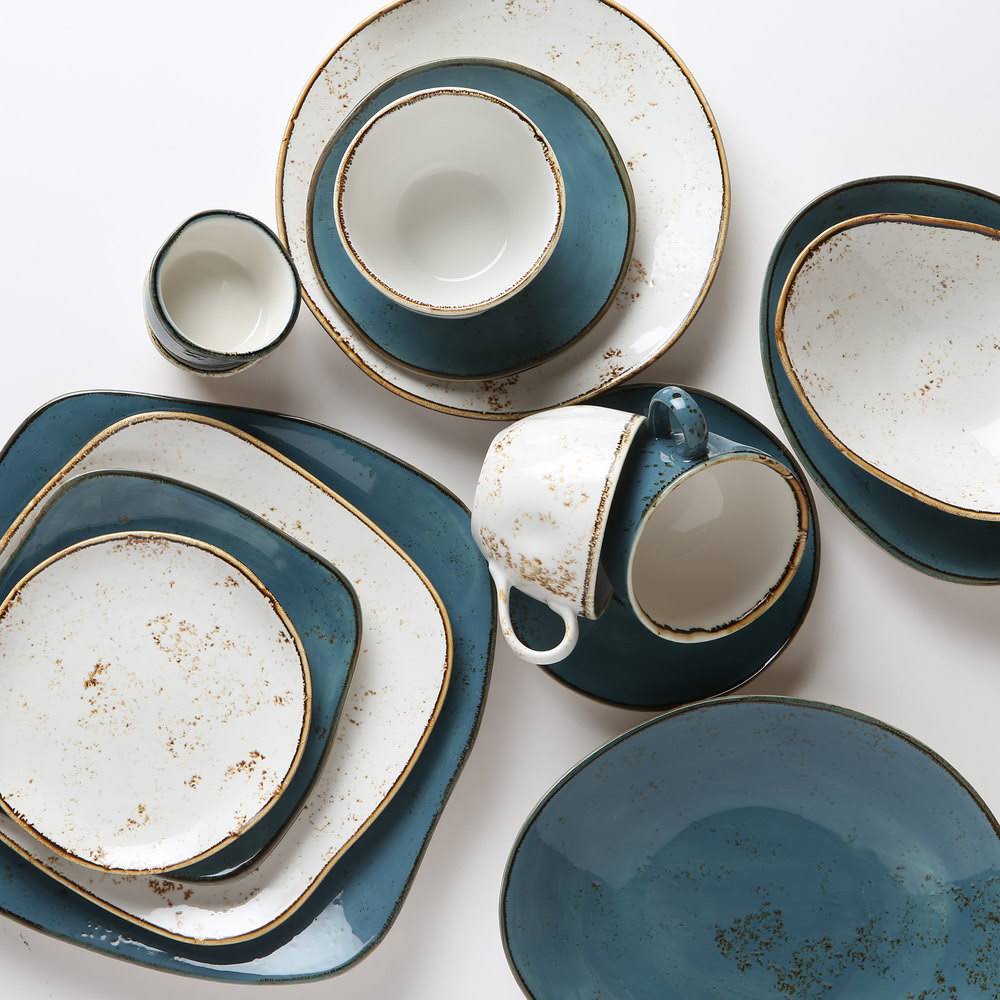 11x22 China Square Plate - 12/Case D982