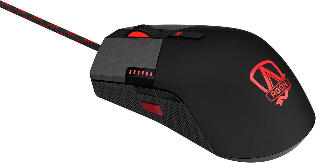 RGB Gaming Mouse with OMRON Switches, 16000 DPI, Adjustable Weight L44502
