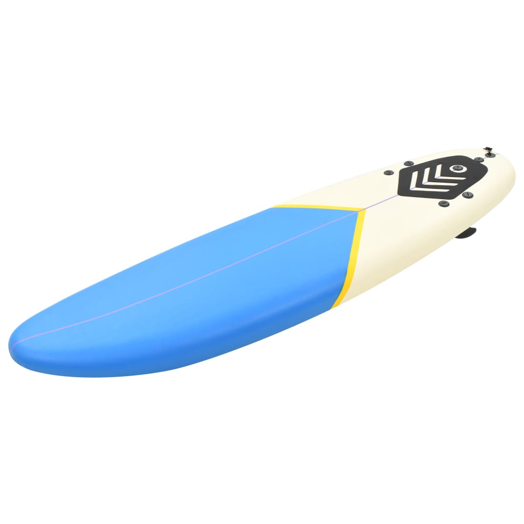 Blue and Cream Surfboard J3747