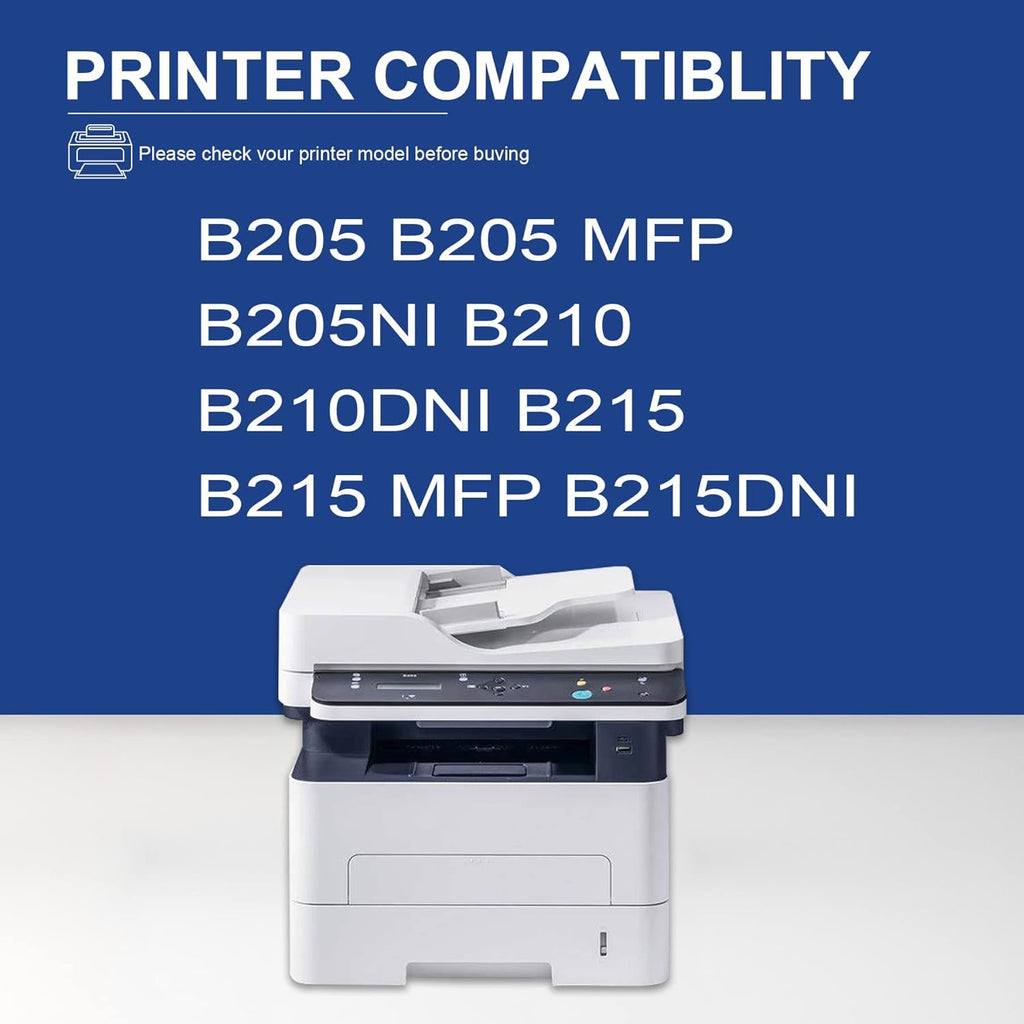 Compatible Toner Cartridge 106R04346 for Xerox B205 Printer (Black, 1-Pack) K594