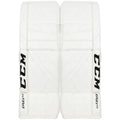 White Senior Goalie Leg Pads Size 33+1in O917799