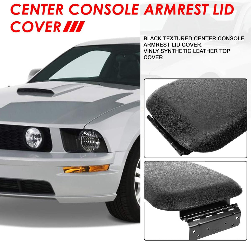 Black Leather Center Console Armrest Lid Latch Clip Catch Replacement Pack of 2 Q397473