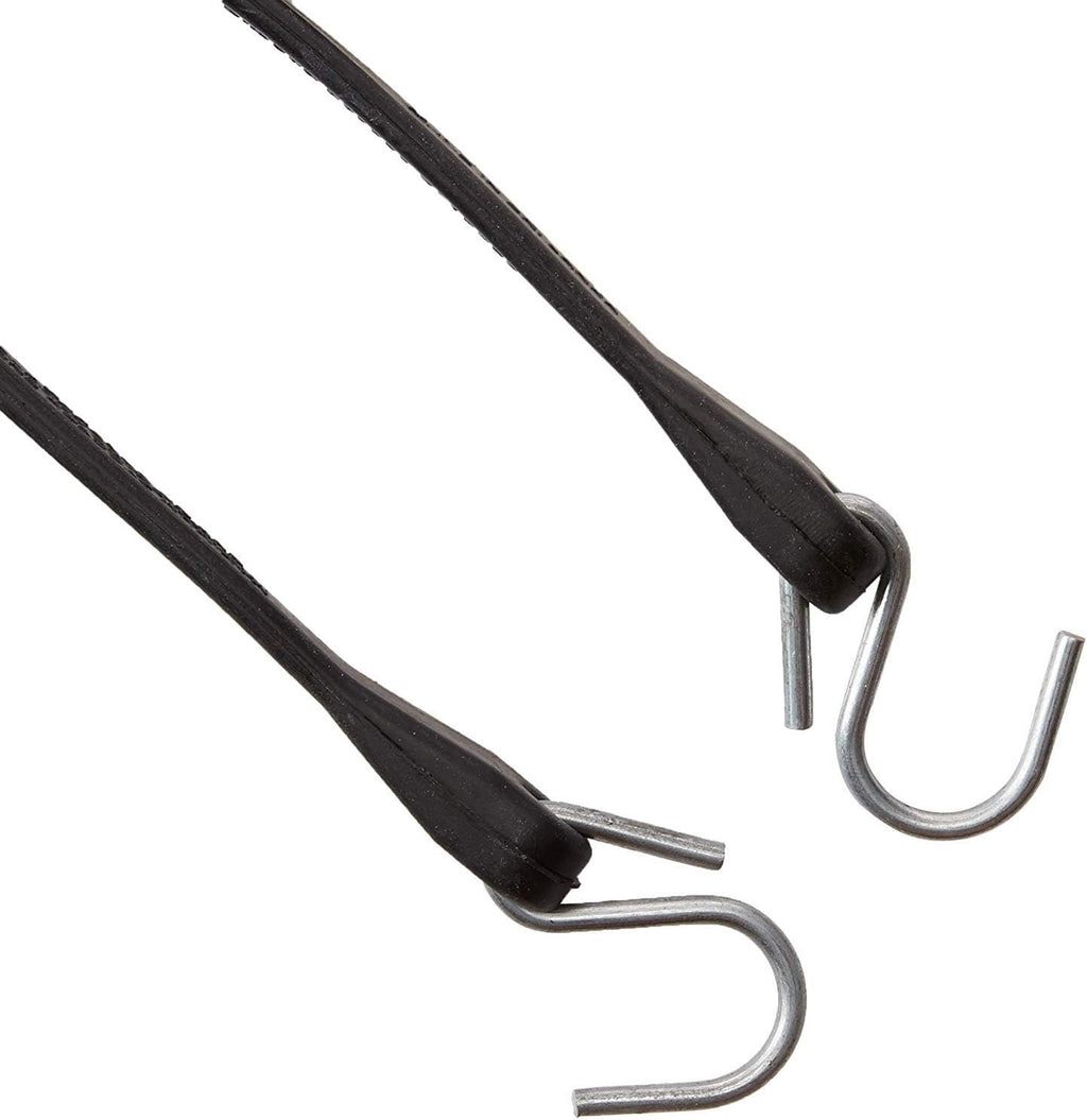 Pack of 50 41 inch Rubber Bungee Cords with Metal S Hooks R551