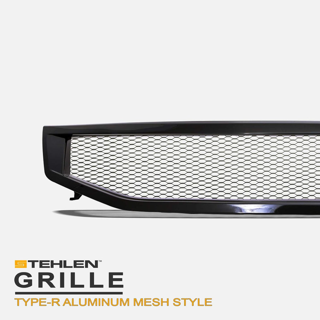 Black Aluminum Mesh Front Hood Bumper Grille for Honda Accord 4 Door Sedan K532