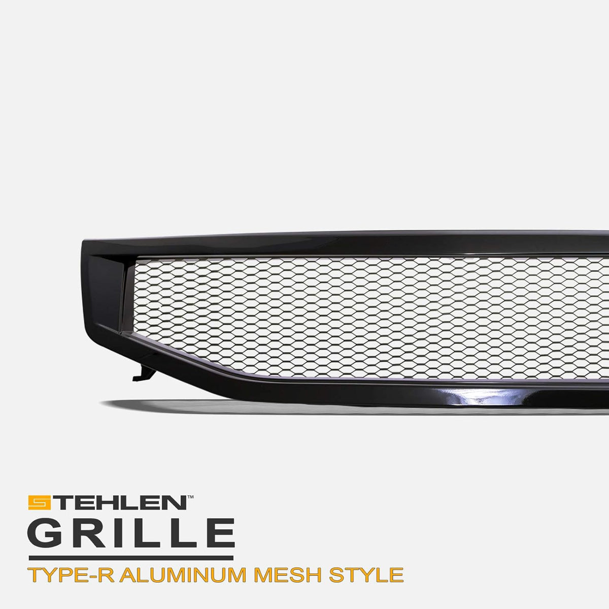 Black Aluminum Mesh Front Hood Bumper Grille for Honda Accord 4 Door Sedan K532