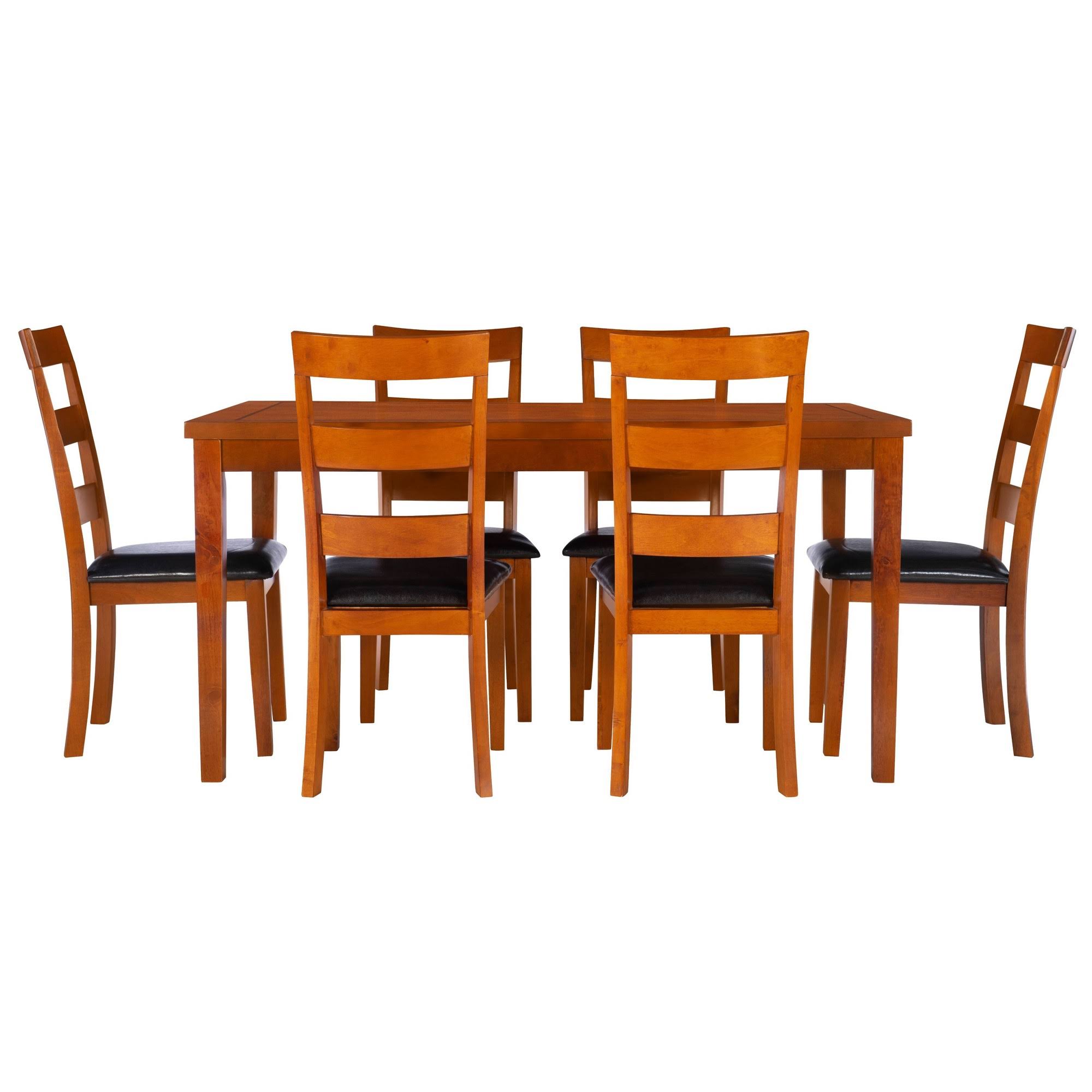 7pc Cherry Dining Set I39658