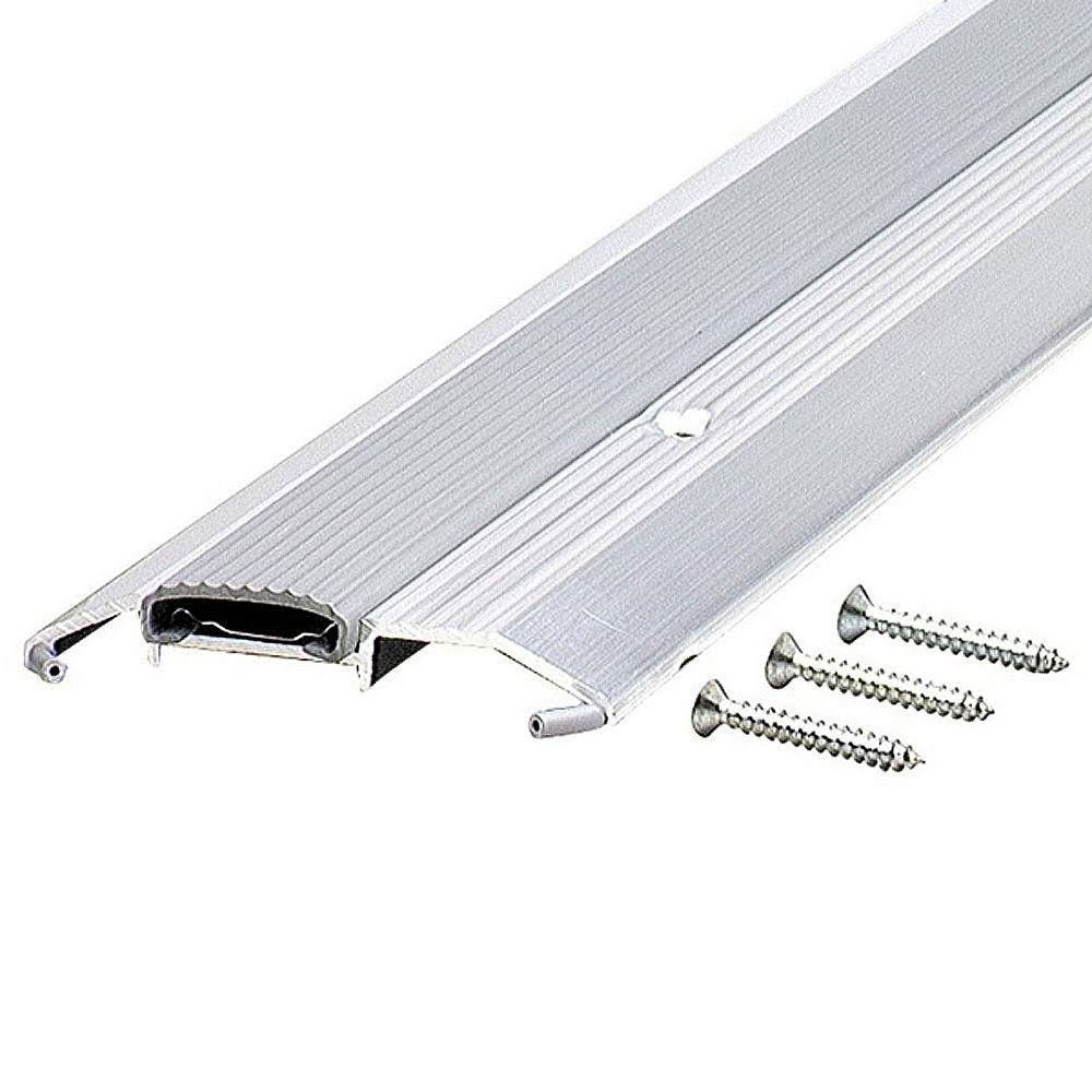 Aluminum Threshold with Vinyl Seal, Gray T39423