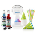 Multicolor Snow Cone Machine Package with Syrup and Accessories N3544