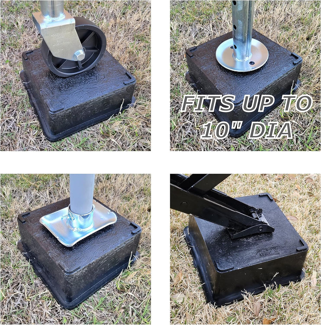 12,000 lbs Trailer Jack Block for RV 5th Wheel Camper Y5252