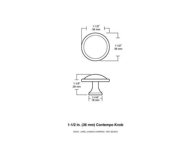 Satin Nickel Round Cabinet Knob (10-Pack) S5868
