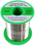 96.5/3/0.5 Tin/Silver/Copper No-Clean Solder Wire 50g A89362