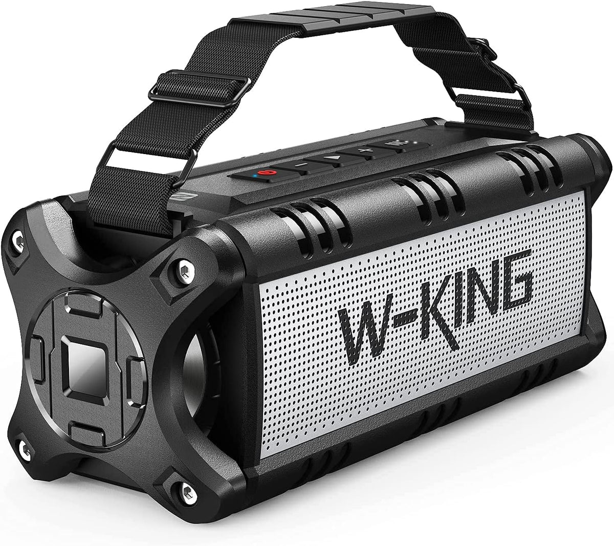 Bluetooth Speaker, IPX6 Waterproof, Portable Wireless, Bluetooth 5.0, 8000mAh Power Bank, 24H Playtime, TF-Card, AUX, NFC, EQ D198