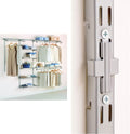 Titanium Wire Shelving Kit with Expandable Shelving and Telescoping Rods N731347