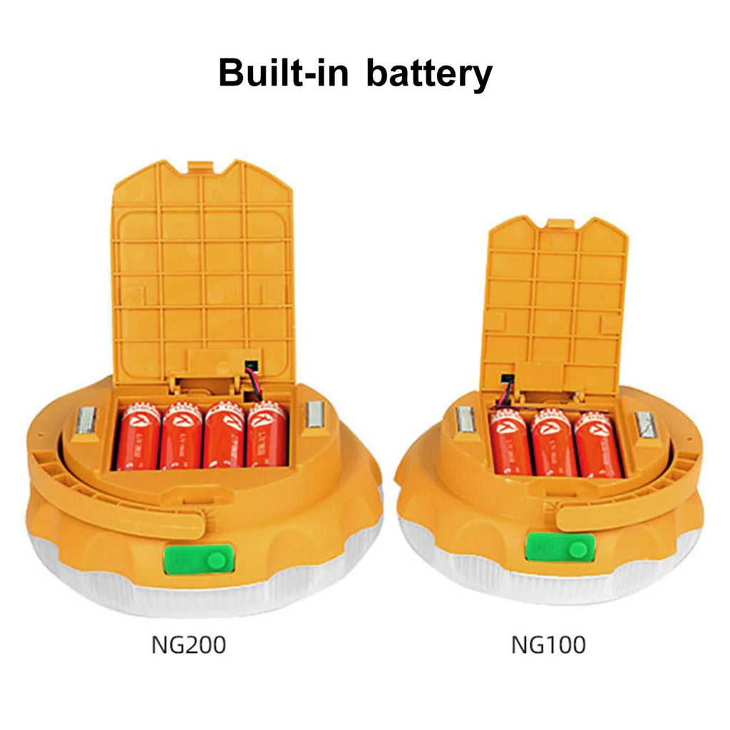 Tent Lamp with USB and Solar C107