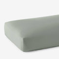 Full Cotton Bamboo Sateen Fitted Sheet in Green Q8689