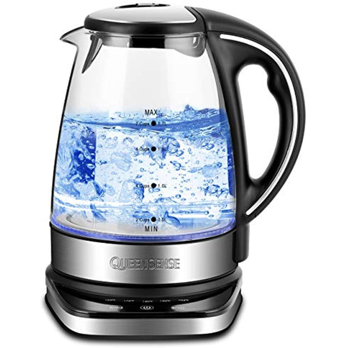 1500W 1.8 Quarts Electric Kettle with Borosilicate G913383