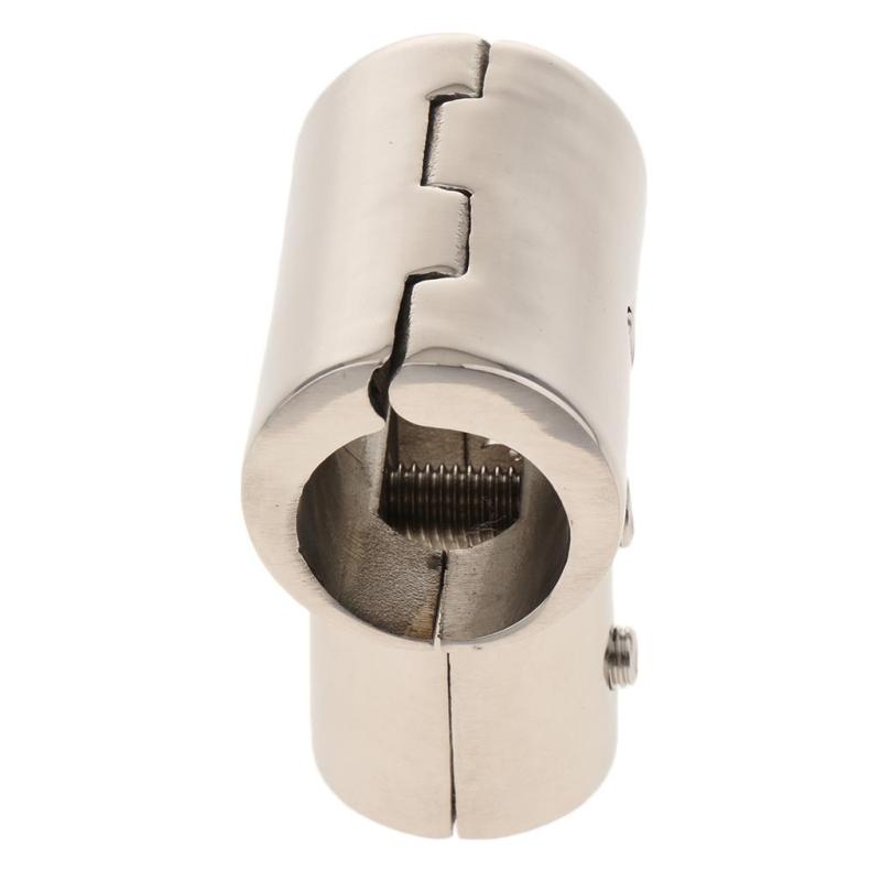 4pcs 22mm 90 Degree 3 Way Elbow Boat Deck Handrail Rail Tee Fittings R83982