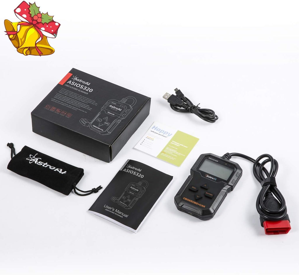 Black OBD2 Scanner Car Diagnostic Tool H406