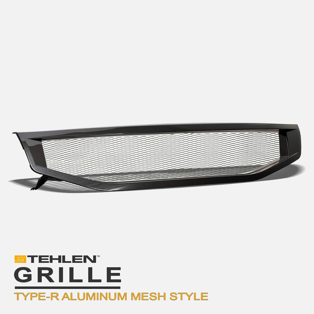 Black Aluminum Mesh Front Hood Bumper Grille for Honda Accord 4 Door Sedan K532