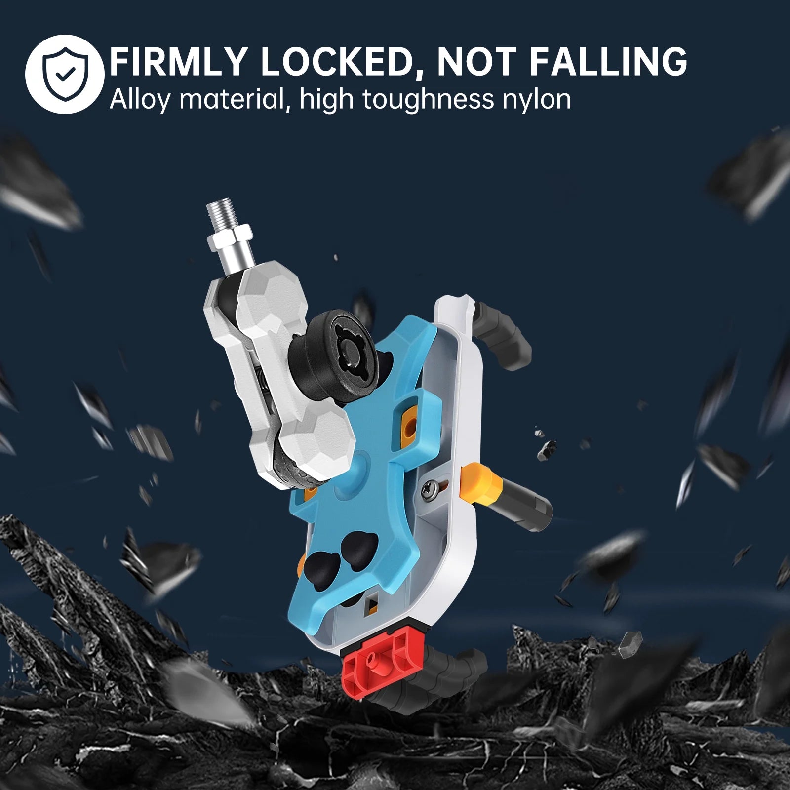 Motorcycle Phone Mount Holder Waterproof 360° Rotation M8 Screw Mount for 3.5-6.5inch Phone B6225