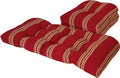 Assorted Red U-Shape Cushion Set Outdoor Seating Cushions (3 Pieces) Q472
