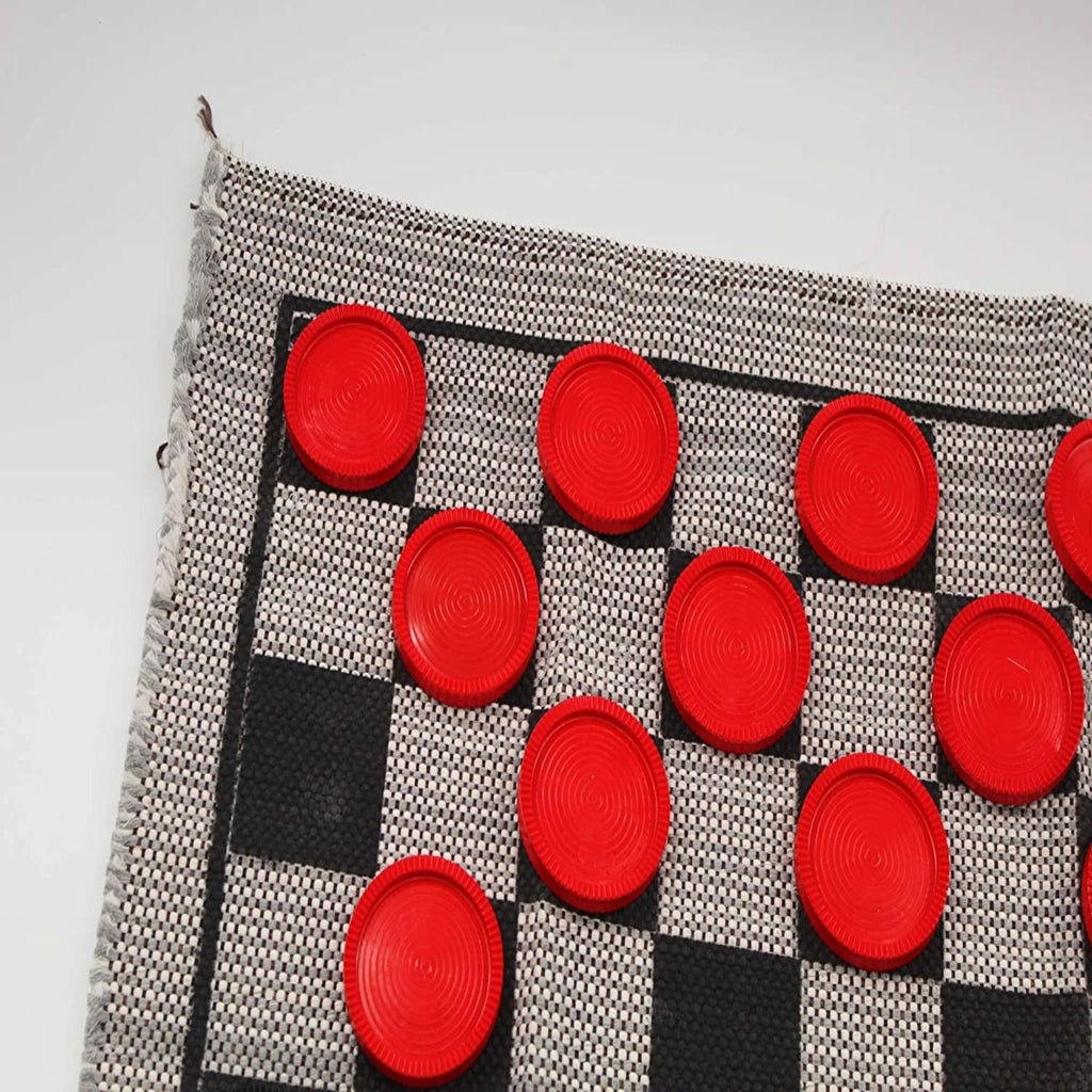 Jumbo Checkers Rug Game R88952
