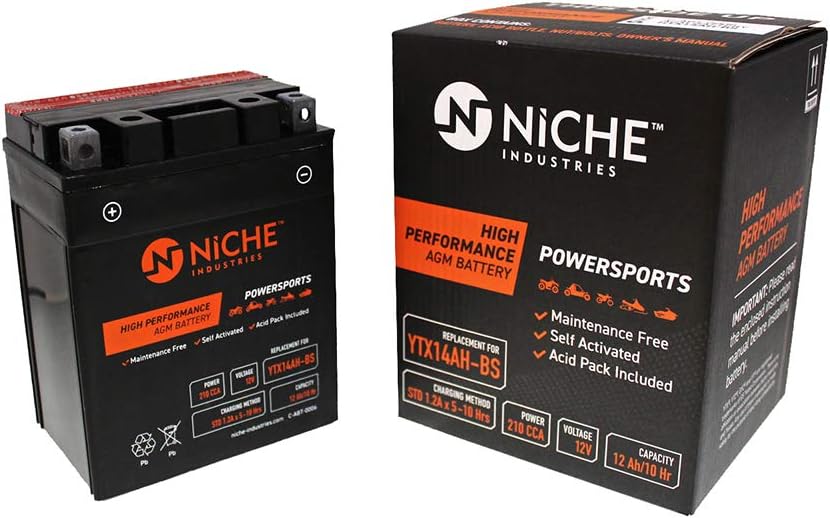 12V 210CCA AGM Sealed Battery M5878