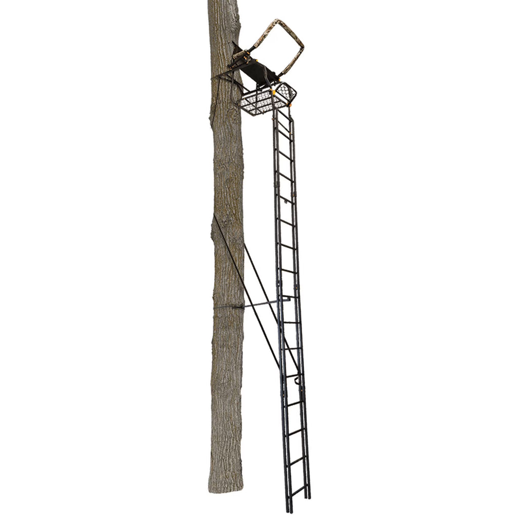 Black 20 Foot 1 Person Ladder Tree Stand C764109