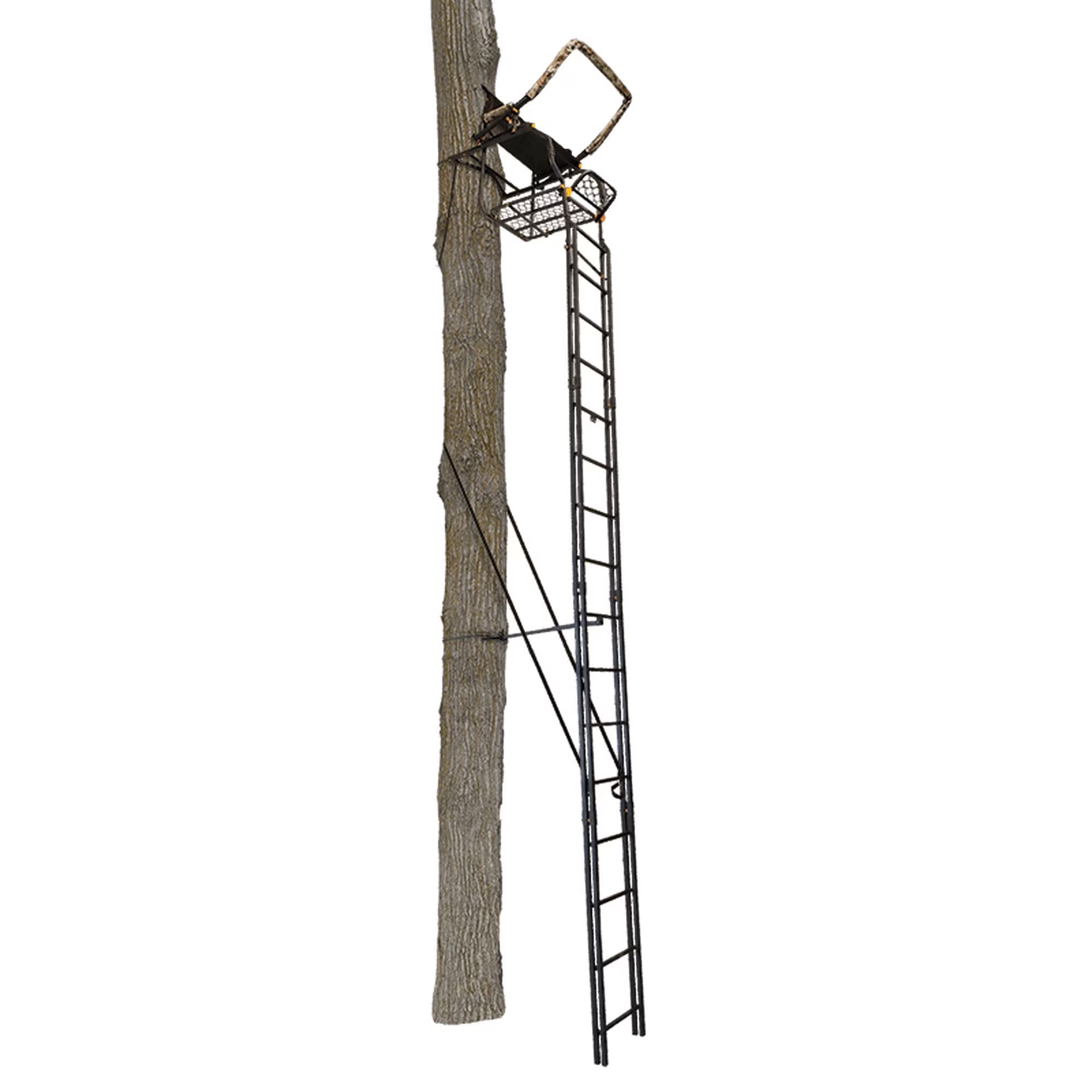 Black 20 Foot 1 Person Ladder Tree Stand C764109