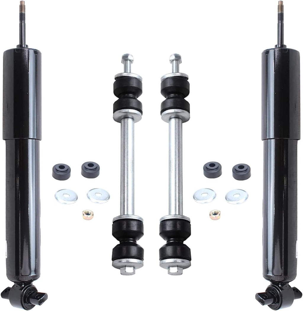 Front Shocks & Sway Bar End Link 4pc Kit for 2WD 1999-2006 Chevy Silverado 1500 GMC Sierra 1500 Y331929