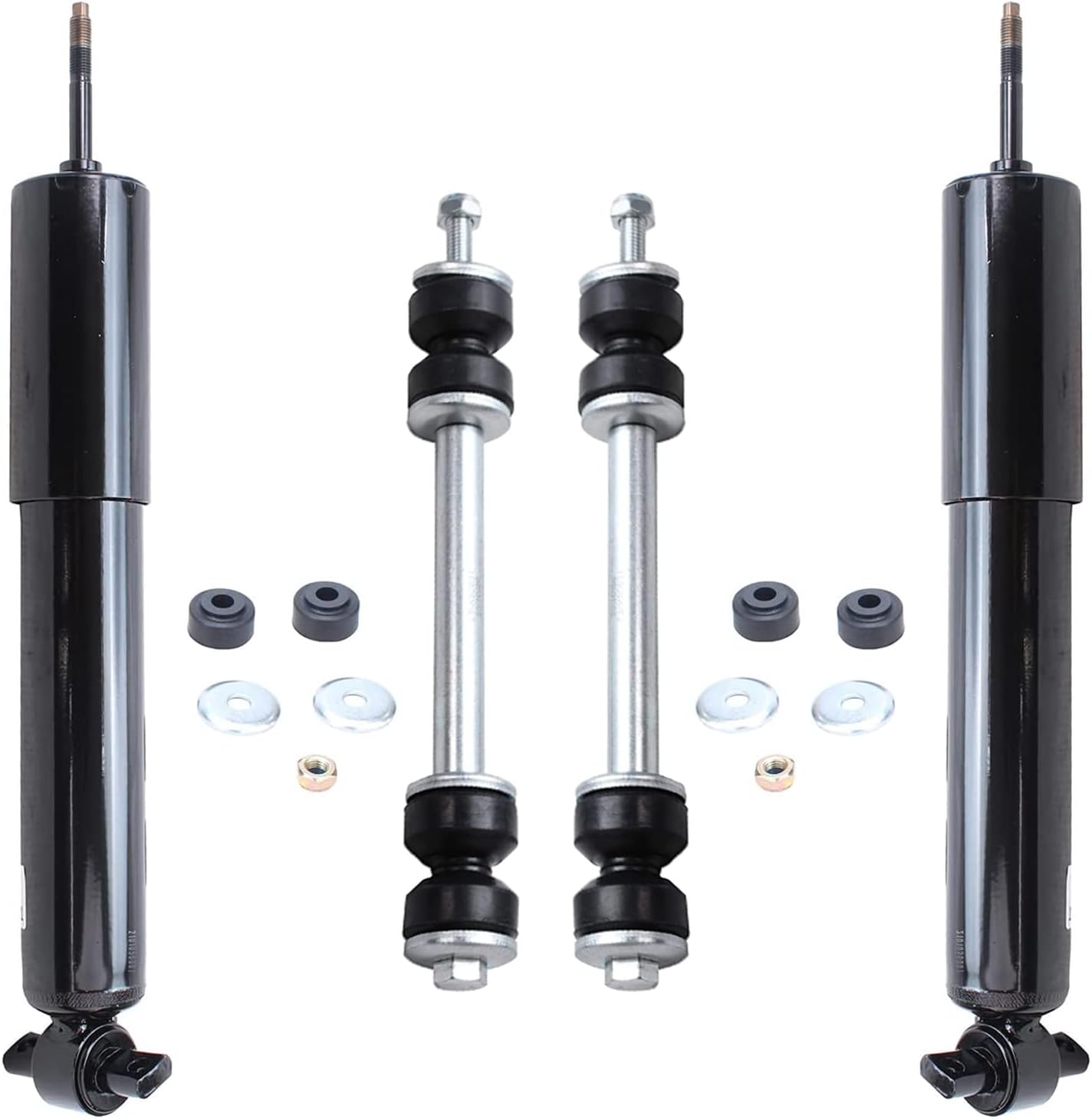 Front Shocks & Sway Bar End Link 4pc Kit for 2WD 1999-2006 Chevy Silverado 1500 GMC Sierra 1500 Y331929