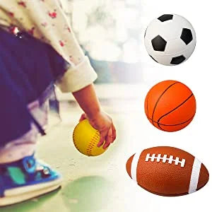 Set of 4 Soft Foam Sports Balls L6766