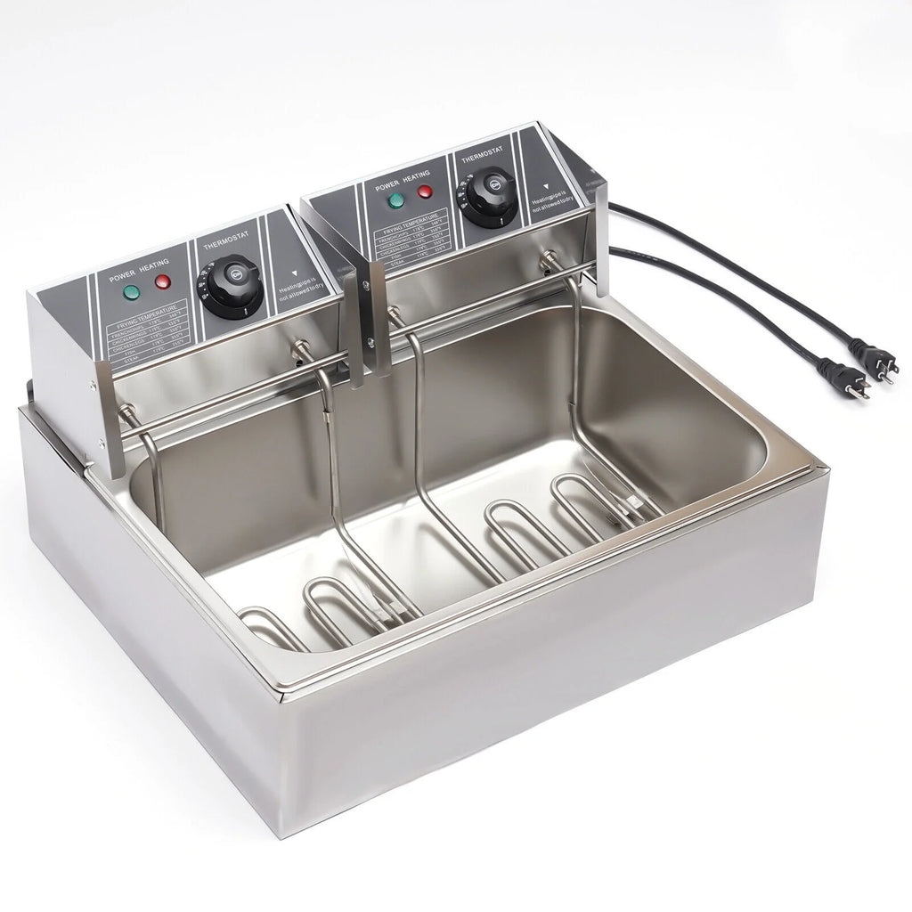 12L 5000W Commercial Electric Countertop Deep Fryer W143