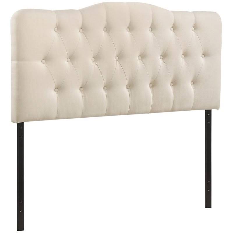 Ivory King Tufted Panel Headboard D44655