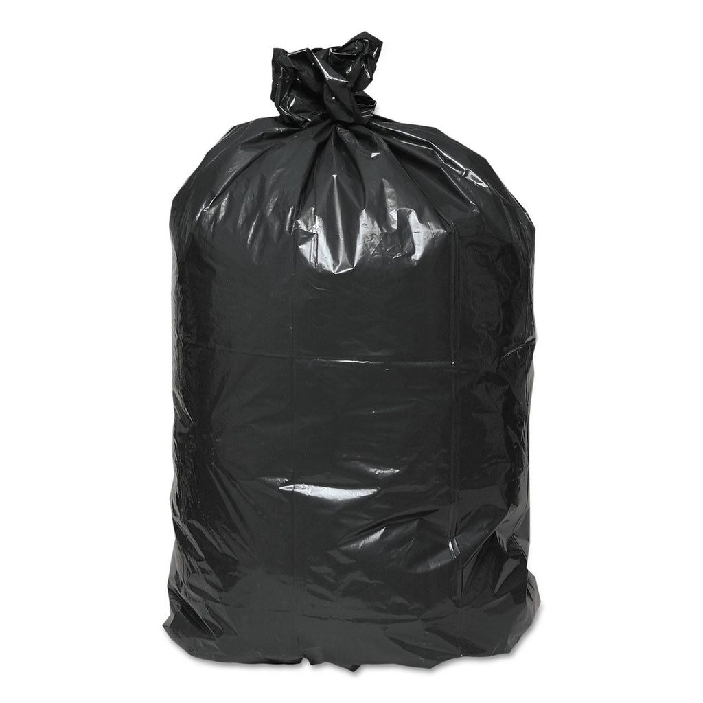 Black 40-45gal 2-Ply Low-Density Can Liners 250/Carton Y3789