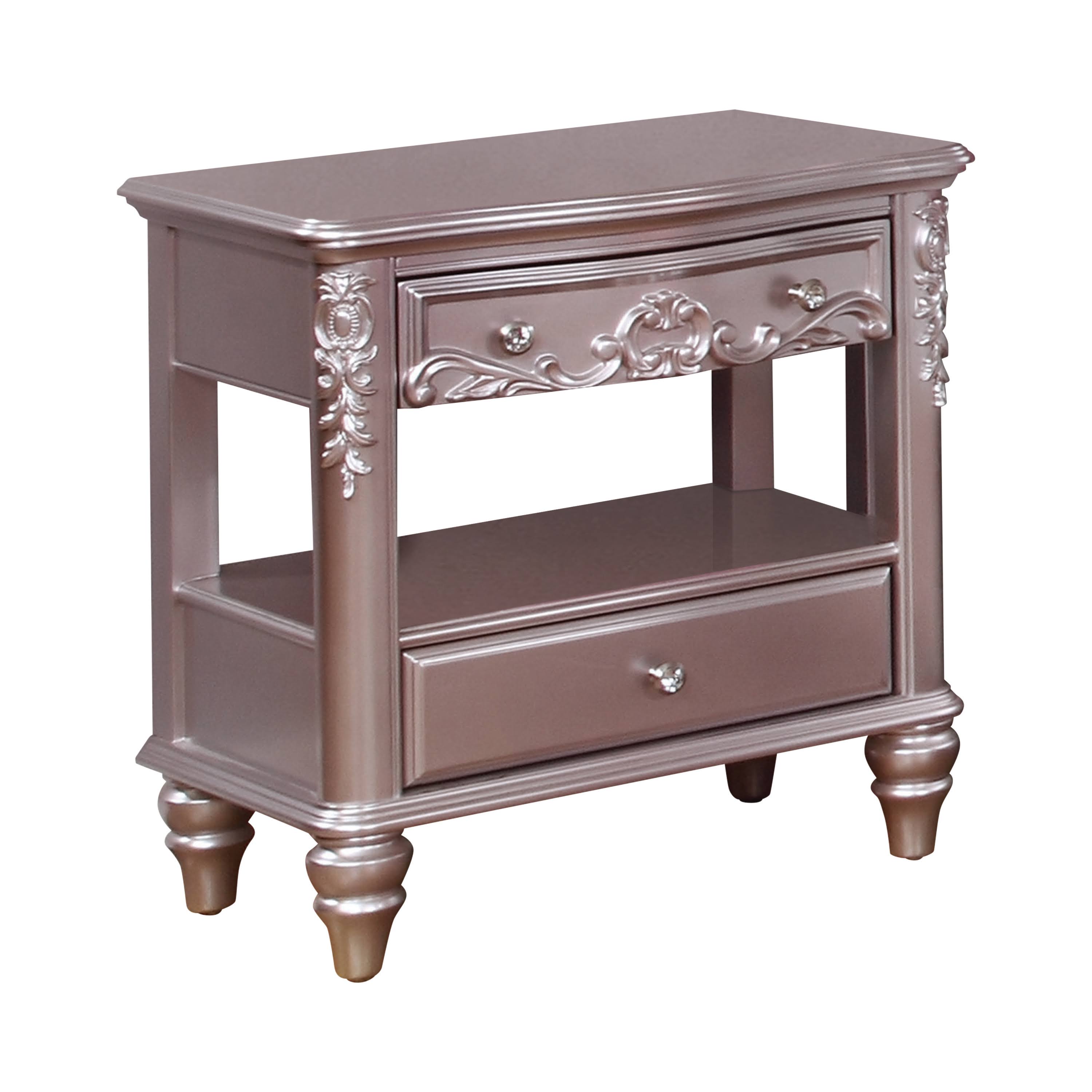 Metallic Lilac Nightstand E567