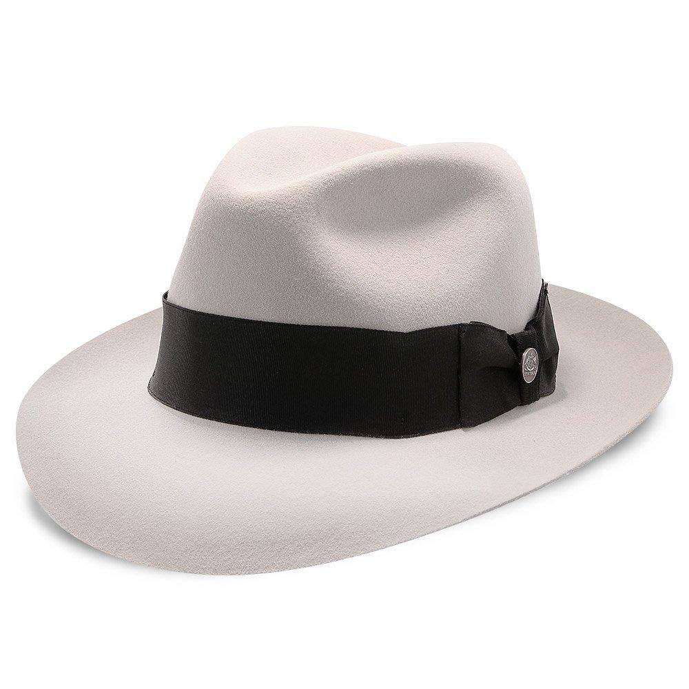Caribou Fur Felt Fedora Hat I6042