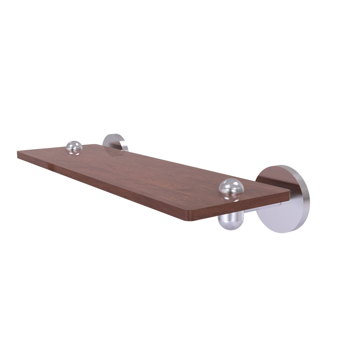 Matte Gray Solid Ironwood Shelf A9532