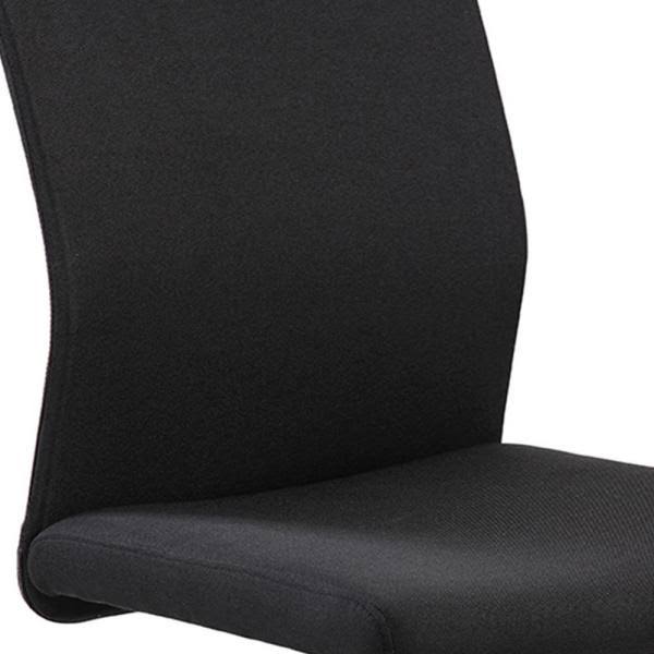 Black Armless Task Chair W670