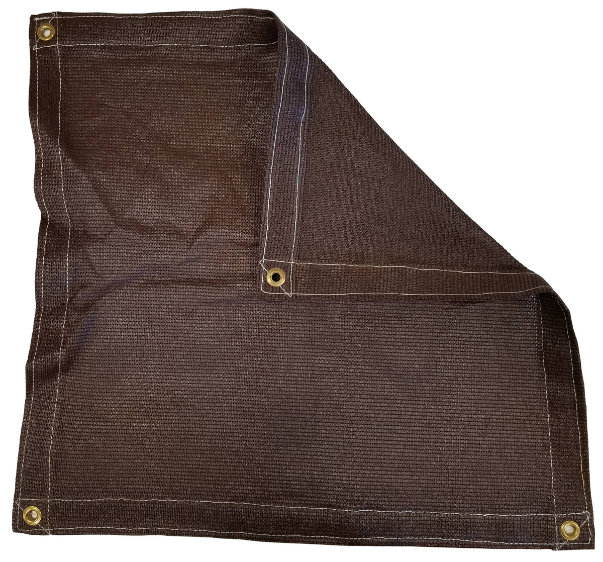 Brown 87% Privacy Mesh Tarp F96718