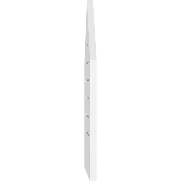 Peaked Top Surface Mount PVC Gable Vent Z192261