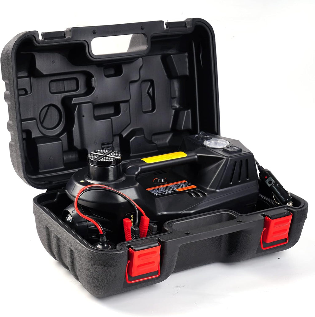 Electric Car Jack 5 Ton 12V with Built-in Inflatable Pump E11059